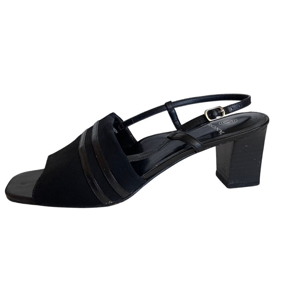 Proxy Tandy Black Strappy Sandal Size 8W